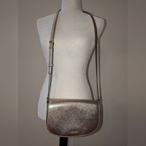 Kate Spade metallic Blush flap crossbody